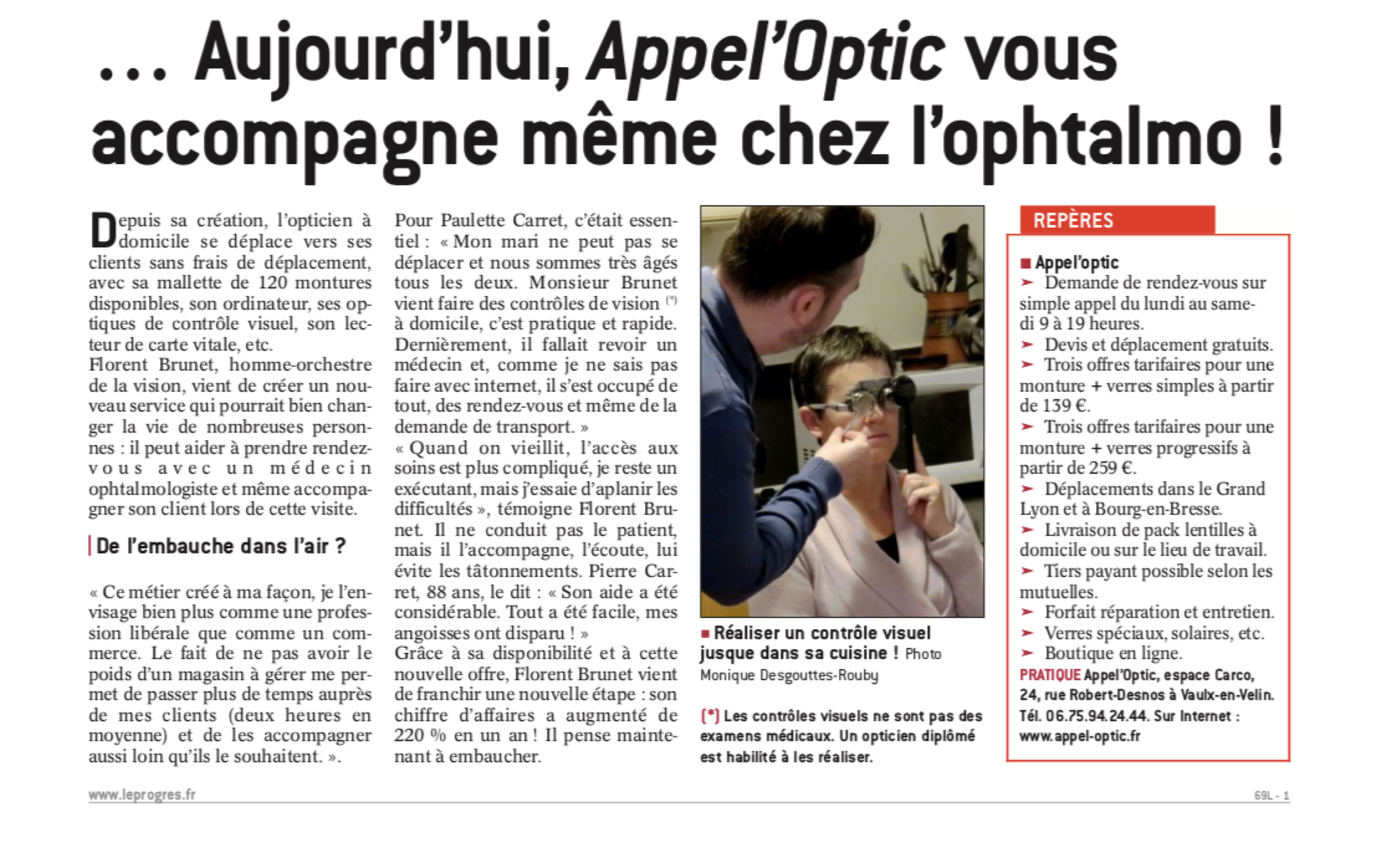 artocle opticien a domicile lyon